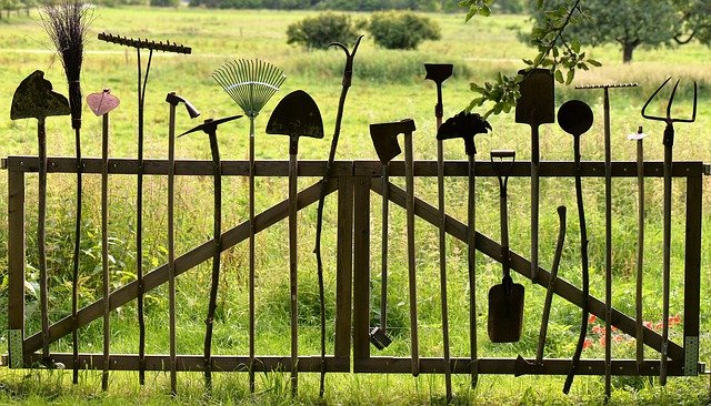 care and maintain garden tools